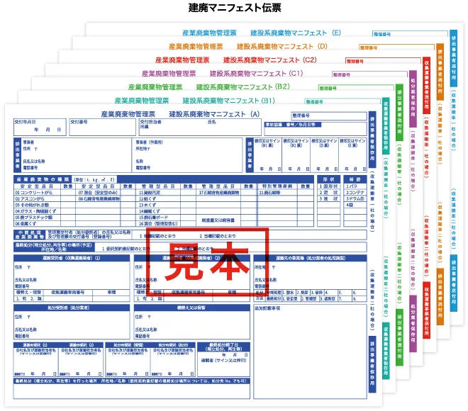 全産連マニフェスト伝票